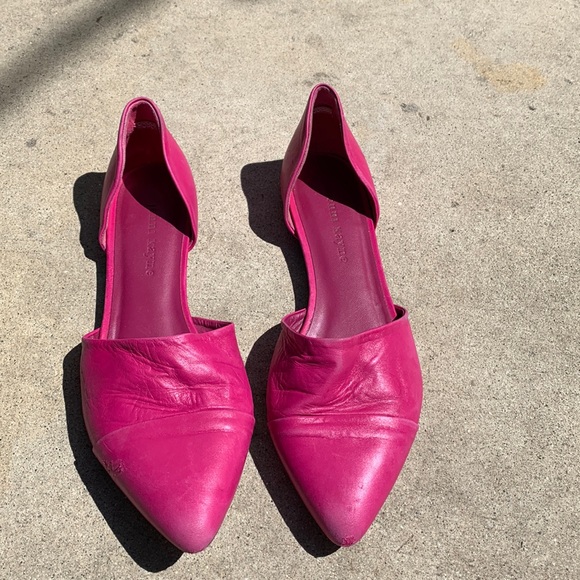 Jenni Kayne Shoes - Jenni Kayne Pink Leather D’orsay Flats